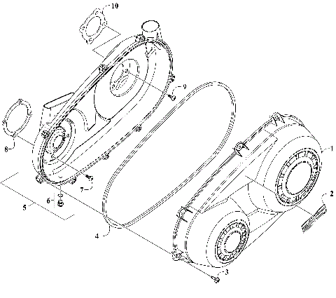 CLUTCH COVER ASSEMBLY  [305564]