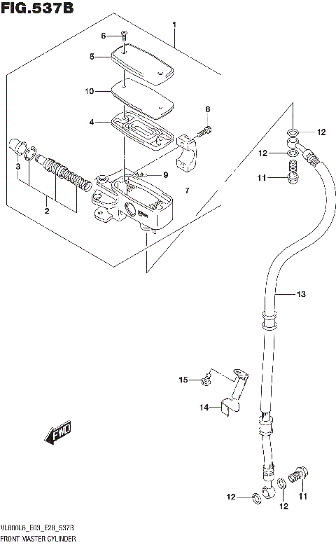 FRONT MASTER CYLINDER (VL800L6 E28)