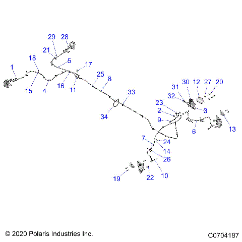 BRAKES, BRAKE LINES AND MASTER CYLINDER - G21G4P99AM/BM (C0704187)