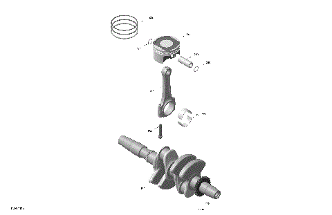 01- ROTAX - Crankshaft and Pistons