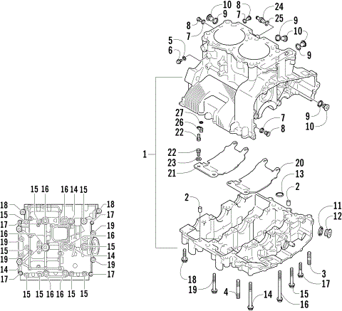 CRANKCASE ASSEMBLY