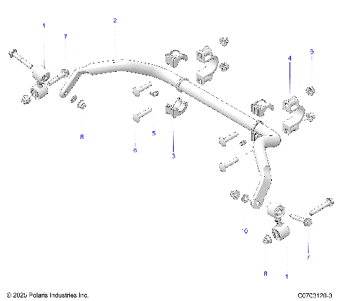 SUSPENSION, REAR STABILIZER BAR