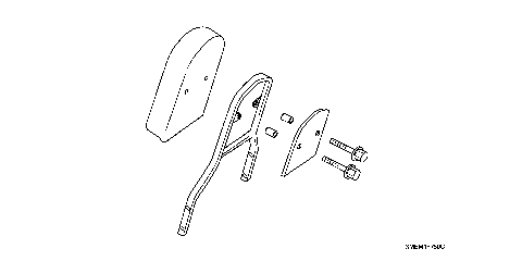 CHROME BACKREST WITH PAD