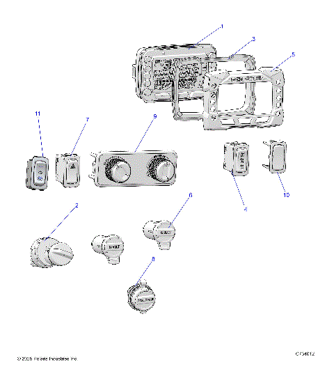 ELECTRICAL, DASH INSTRUMENTS - R26TAU99CP/EP (C734012)