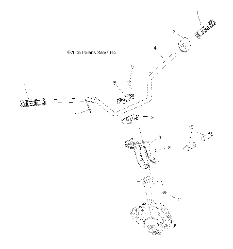 STEERING, HANDLEBAR and CONTROLS - A09TN50EA (49ATVHANDLEBAR09SP500TRGQD)