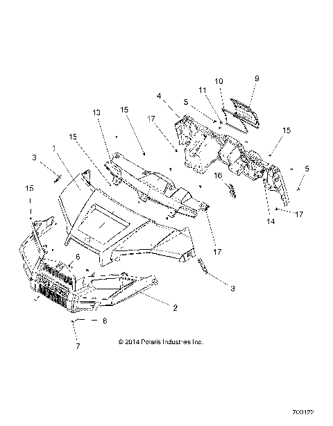 BODY, HOOD, DASH and GRILL - R15RMA32FA (700122)