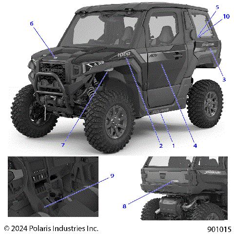 BODY, DECALS, GRAPHICS - G25GVW99AP/BP