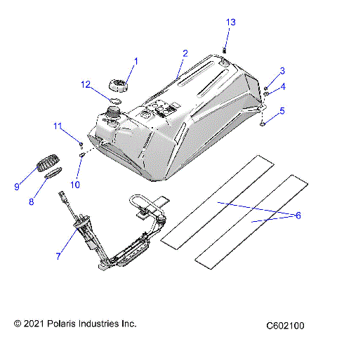 FUEL SYSTEM, FUEL TANK AND PUMP - S23TLG8RS/8RE (C602100)