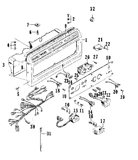 CONTROL PANEL ASSEMBLY [74866]