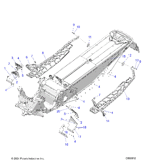 CHASSIS, FOOTRESTS, and RUNNINGBOARDS - S26TKL6RS (C602812)