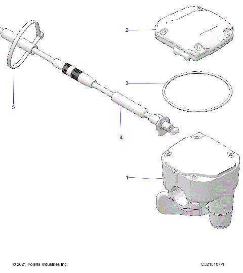 STEERING, CONTROLS, THROTTLE ASM. and CABLE - A24SEE57A1/A3/A6/A9 (C0210107-1)