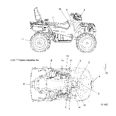 BODY, DECALS - A19SJS57PU (101402)