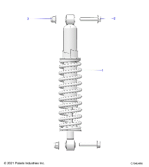 SUSPENSION, SHOCK, REAR - Z25HCA18A4/A7/B4/B7 (C7045486)