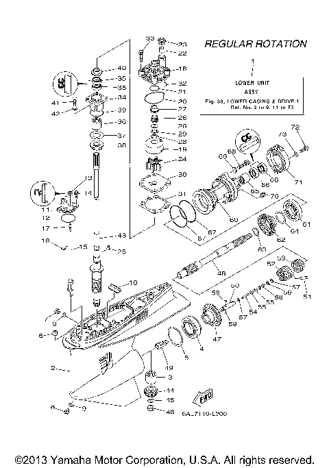 LOWER CASING DRIVE 1