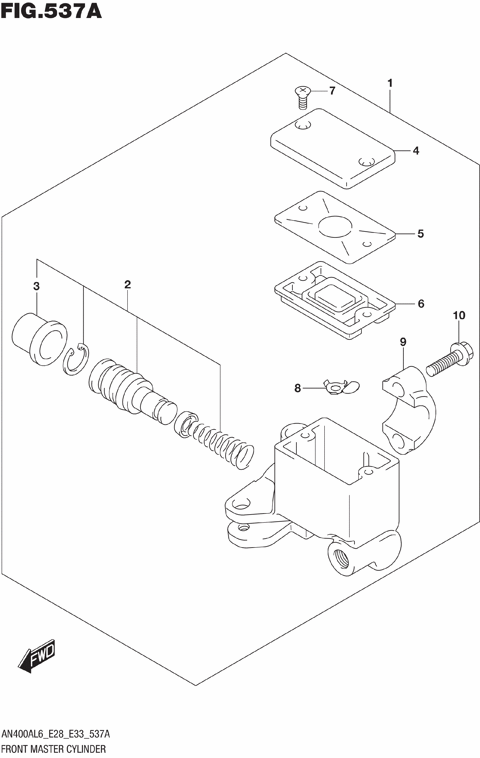 FRONT MASTER CYLINDER