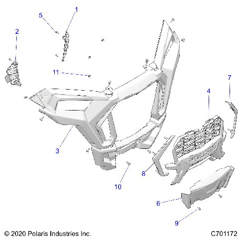 BODY, FRONT BUMPER - Z23NAK99A/99B (C701172)