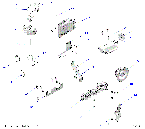 ELECTRICAL, WIRE HARNESS COMPONANTS - (R23RSV99AC/RS299AC) (C730483)