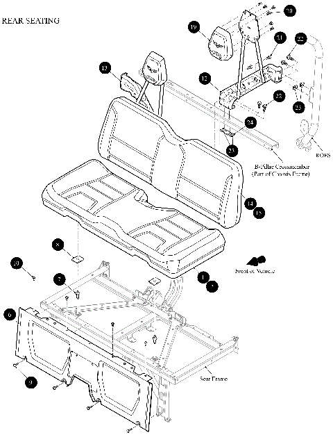 REAR SEAT ASSEMBLY [302540]