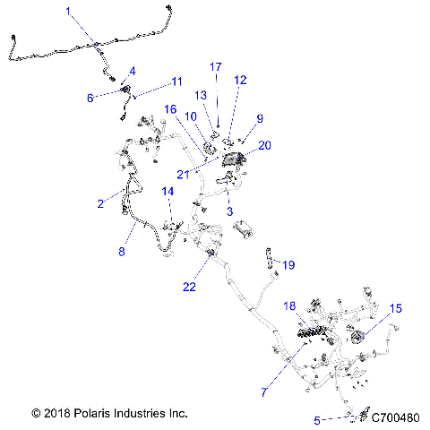 ELECTRICAL, WIRE HARNESS COMPONENTS - R19RSU99A/B (C700480)