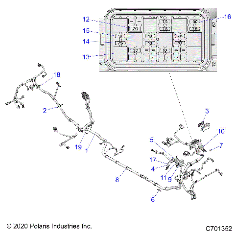 ELECTRICAL, WIRE HARNESS - Z21N4E99NG (C701352)
