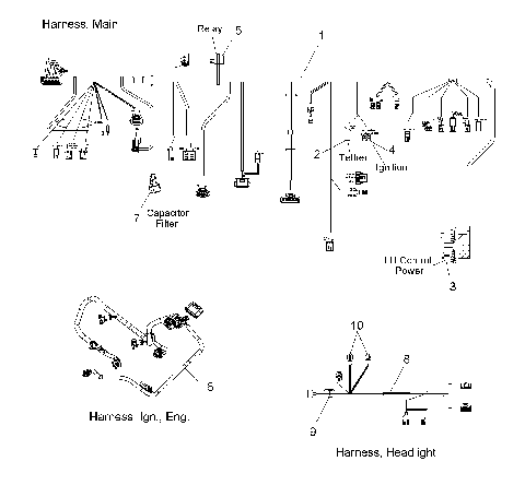 ELECTRICAL, WIRE HARNESS - S08PR6/PS6/PR7/PS7 (49SNOWWIREHARNESS08RMK155)