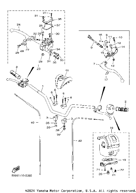 STEERING HANDLE CABLE