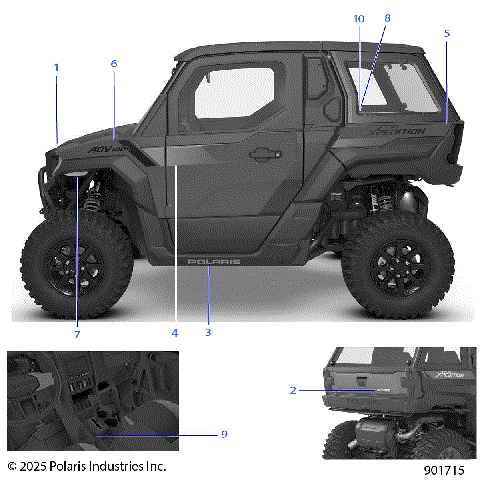 BODY, DECALS, GRAPHICS - G26GVW99AS/BS