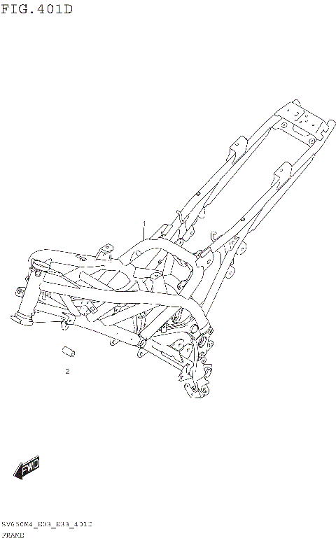 FRAME (SV650AM4 E33)