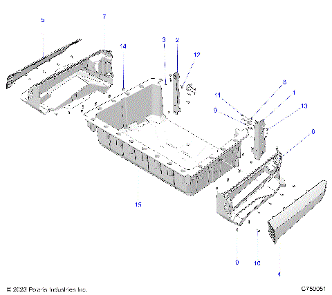BODY, BOX - G25GXP99 (C750051)