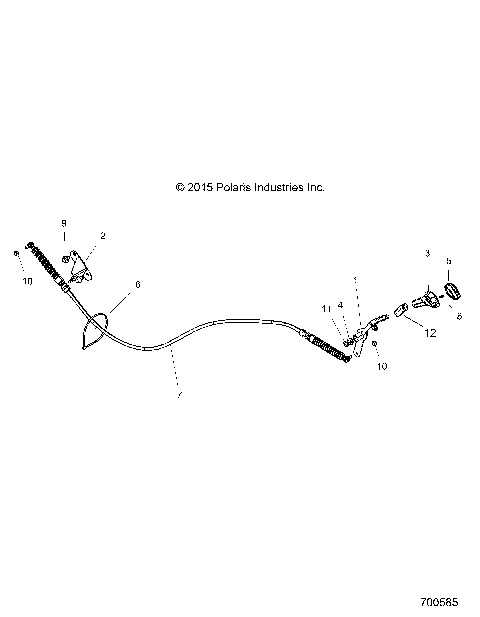 DRIVE TRAIN, GEAR SELECTOR - Z16VDE99FM/NM (700585)