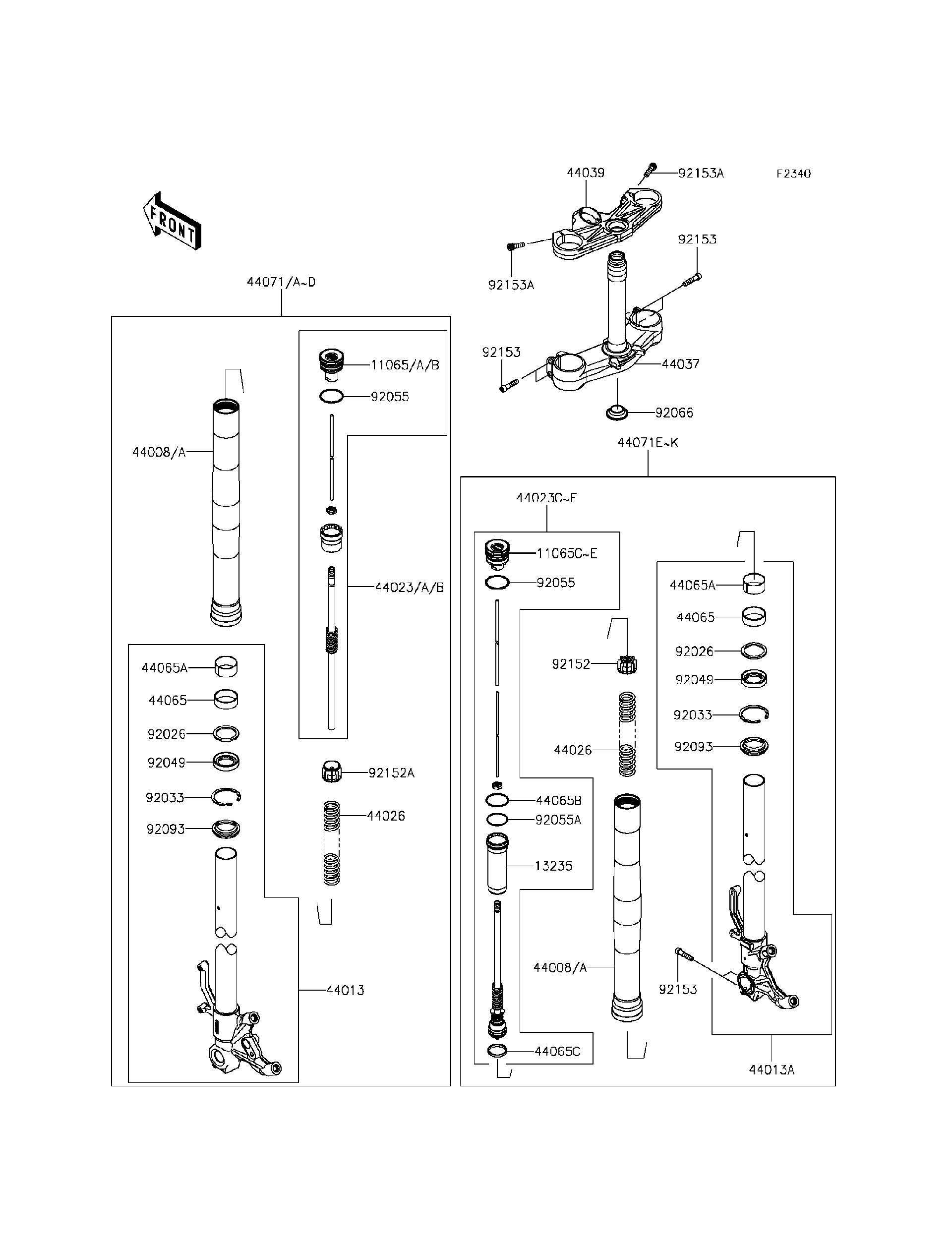 2013 Kawasaki Motorcycles Parts-Finder Diagrams in Palmer MA