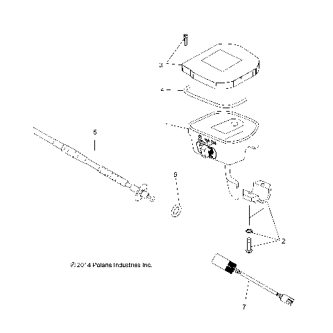STEERING, CONTROLS, THROTTLE ASM. and CABLE - A16SJE57AB (49ATVCONTROLS15570SP)