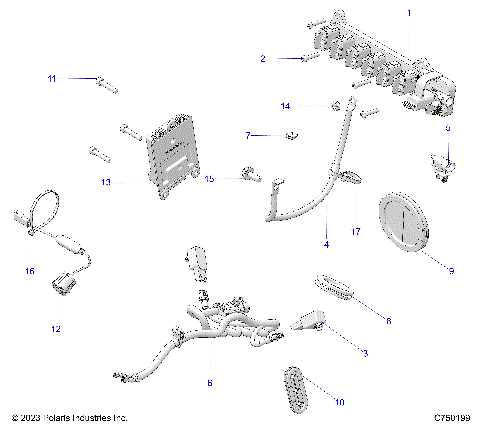 ELECTRICAL, WIRE HARNESS, PERIPHERAL - Z25RPP2KAE/BE (C750199)