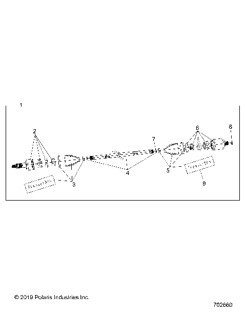 DRIVE TRAIN, DRIVE SHAFT, FRONT - D26P4ED4D4 (702660)