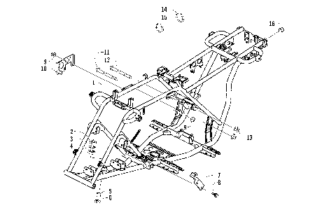 FRAME AND RELATED PARTS ASSEMBLY [92795]