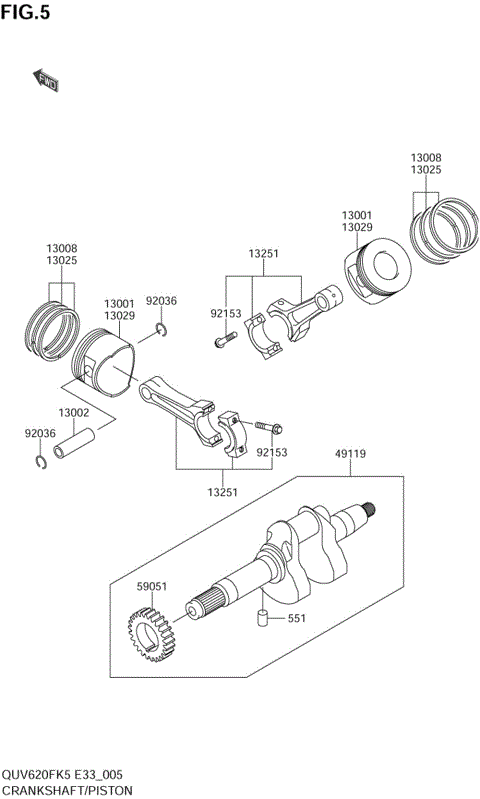 CRANKSHAFT/PISTON