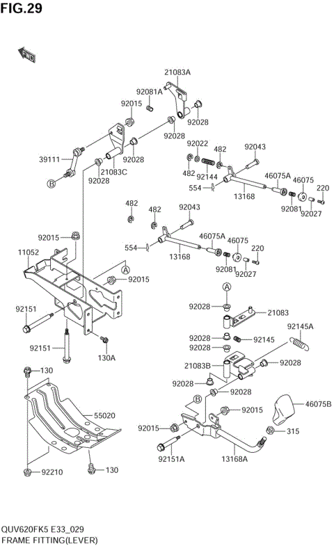FRAME FITTING(LEVER)