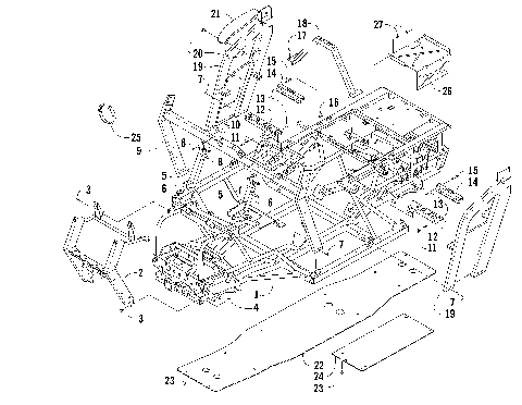 FRAME AND RELATED PARTS [85949]