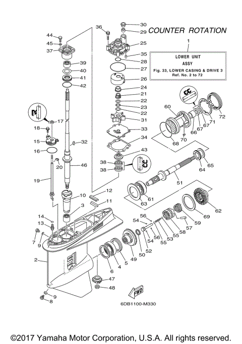 LOWER CASING DRIVE 3