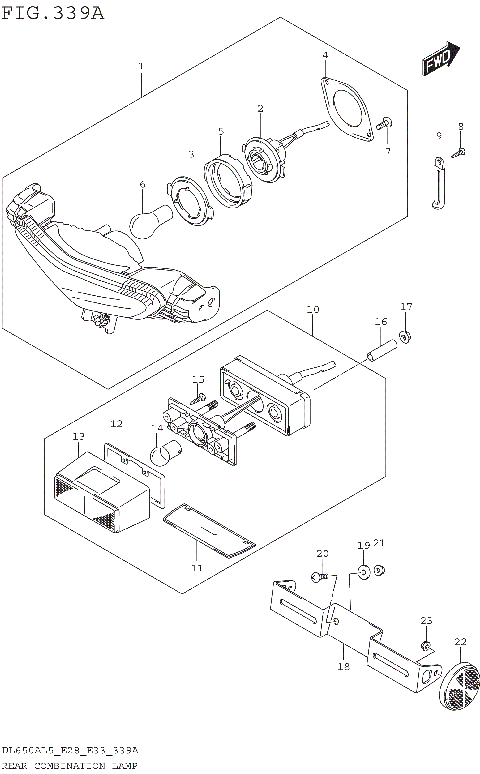REAR COMBINATION LAMP