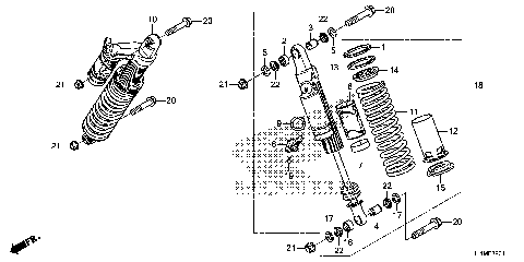 REAR SHOCK ABSORBER (2)