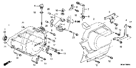 LEFT CRANKCASE COVER
