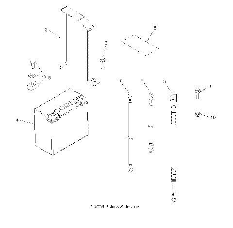 ELECTRICAL, BATTERY - A10DX85AL/AF (49ATVBATTERY10SPTRGEPS8)