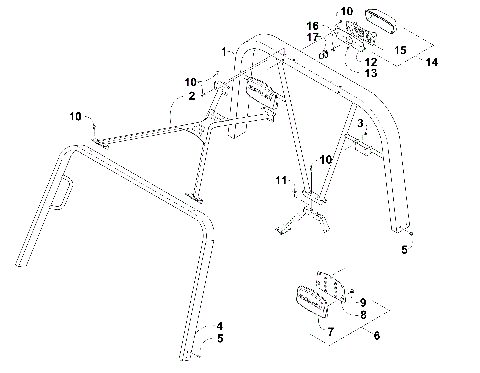 CANOPY AND TAILLIGHT ASSEMBLY [301973]