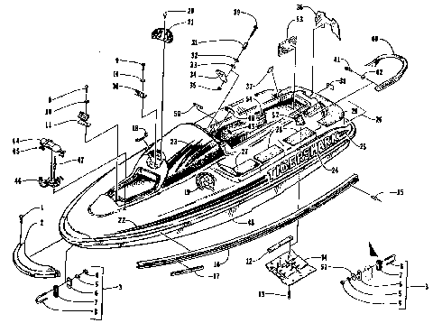 HULL AND DECK ASSEMBLY [72484]
