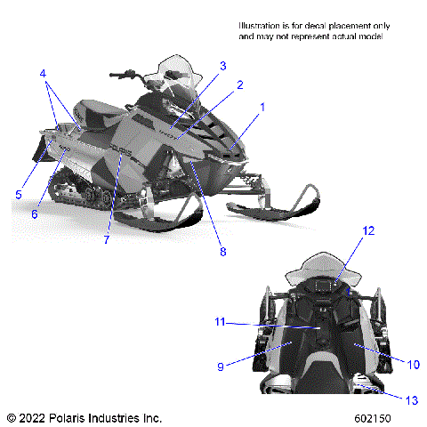 BODY, DECAL - S23CBA5TSL (602150)