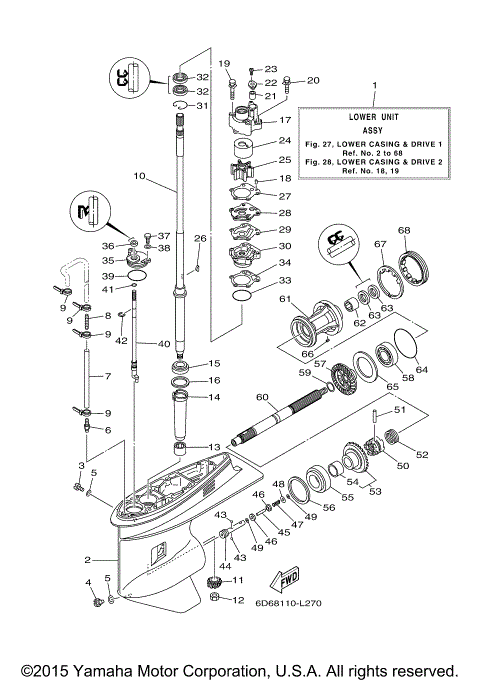 LOWER CASING DRIVE 1
