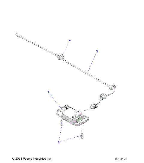 ELECTRICAL, DOME LIGHT AND HARNESS - G24GVW99A/99B (C703122)