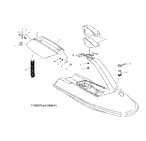 ENGINE HOOD - W045402DA (4990599059A04)