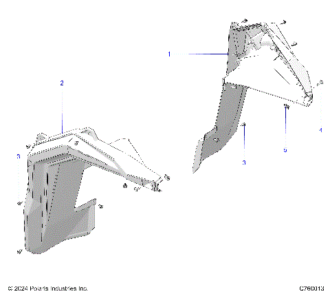 BODY, FENDER FLARES, FRONT - G25GXP99 (C760013)